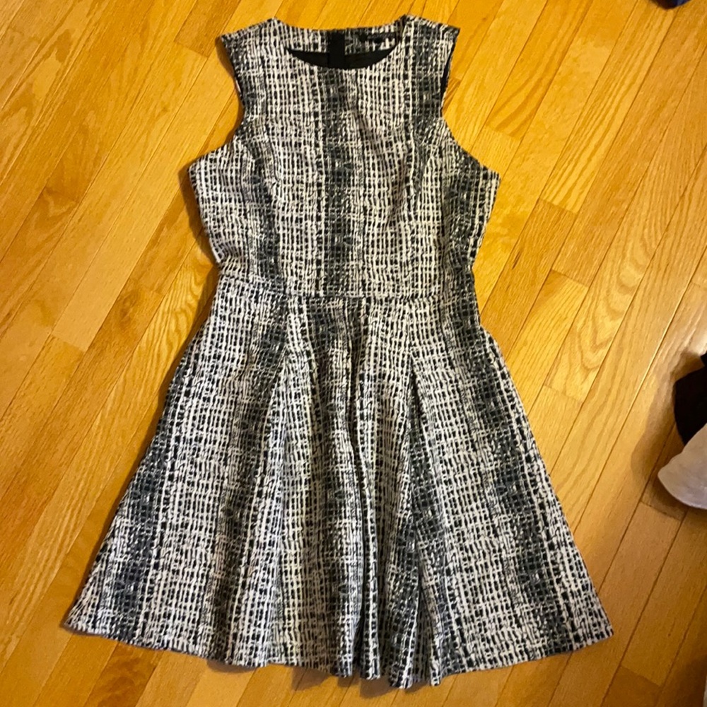 Eva longoria patterned skater dress size 6
